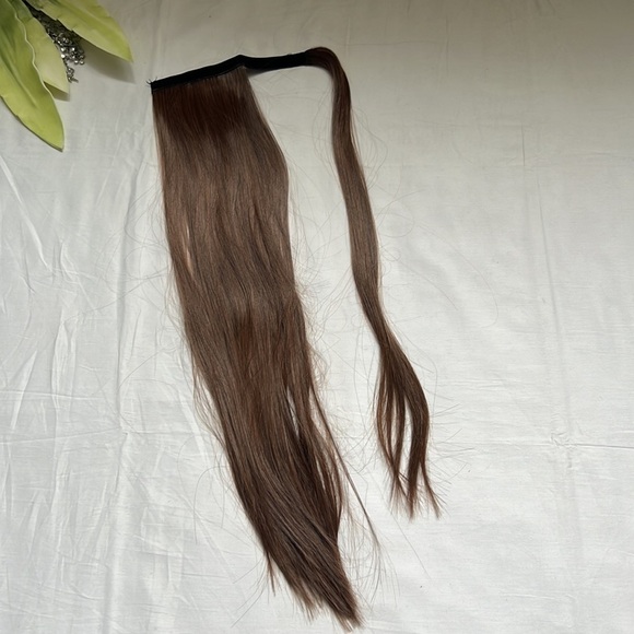 Long Straight 24 Inch Ponytail Hair Extension - Picture 6 of 10